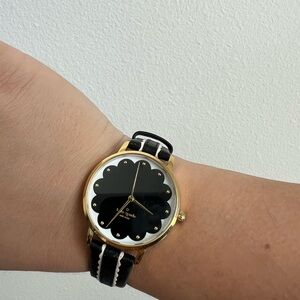 Kate Spade Gold and Black Scallop Watch